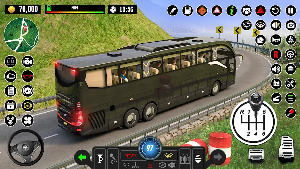 Bus Driving School : Bus Games  [МОД Unlocked] Screenshot 2