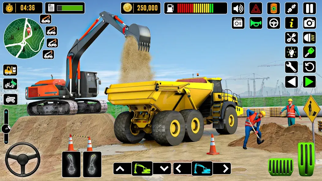 City Road Construction Games (Сити Роад Конструкшн Геймс)  [МОД Бесконечные деньги] Screenshot 3