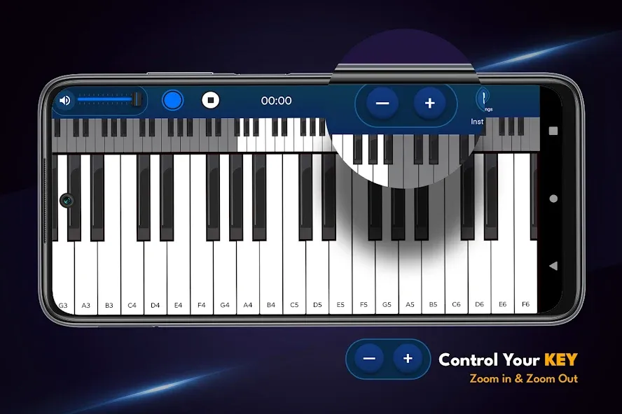 Real Piano Keyboard  [МОД Все открыто] Screenshot 4