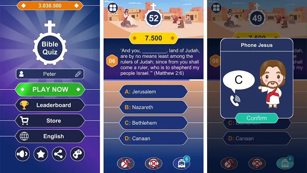 Daily Bible Trivia: Quiz Games  [МОД Menu] Screenshot 1