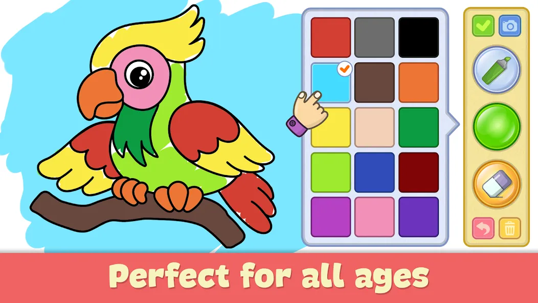 Kids Coloring & Drawing Games  [МОД Бесконечные монеты] Screenshot 1