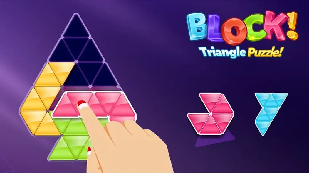 Block! Triangle Puzzle:Tangram  [МОД Unlimited Money] Screenshot 2