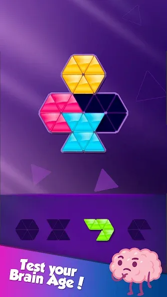 Block! Triangle Puzzle:Tangram  [МОД Unlimited Money] Screenshot 5