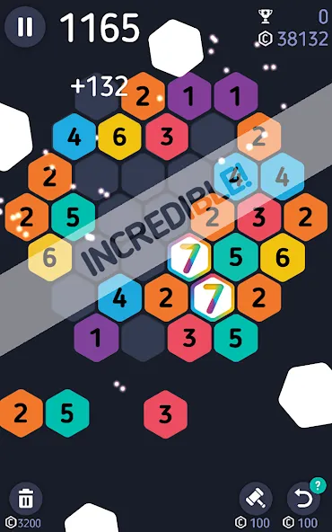 Make7! Hexa Puzzle  [МОД Много монет] Screenshot 4