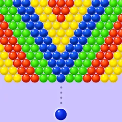 Взломанная Bubble Shooter Rainbow  [МОД Бесконечные монеты] - стабильная версия apk на Андроид