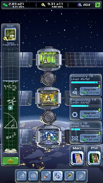 Idle Space Company (Айдл)  [МОД Много монет] Screenshot 3