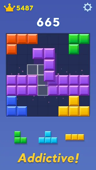 Block Blast! (Блок Бласт)  [МОД Бесконечные деньги] Screenshot 3