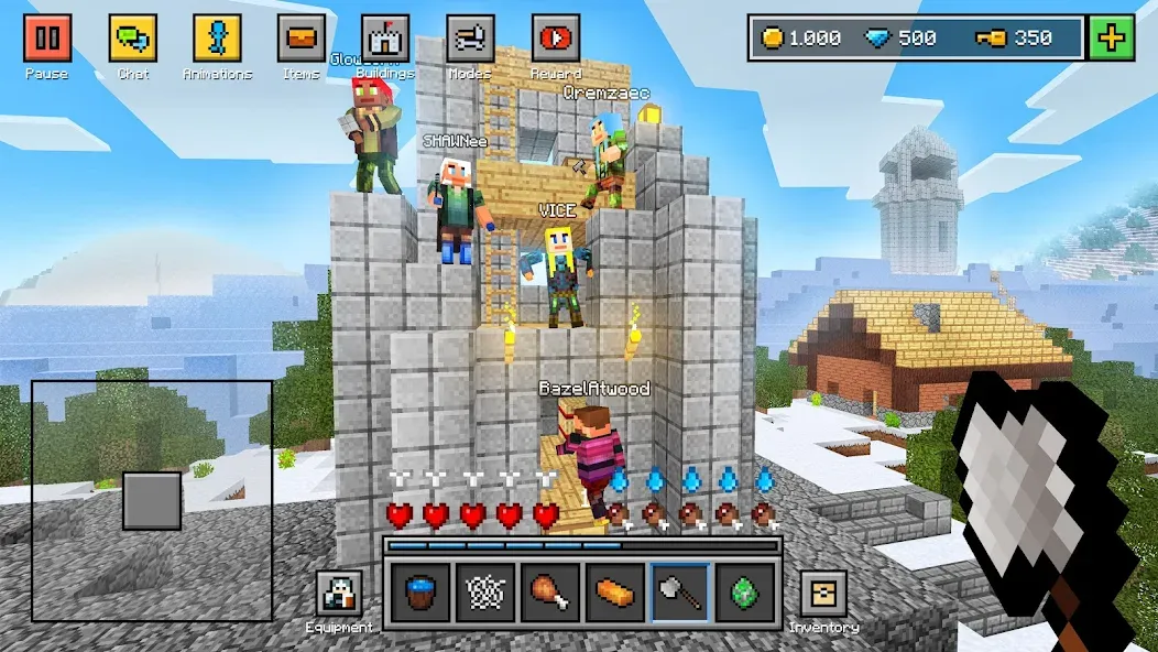 Block World 3D: Craft & Build  [МОД Mega Pack] Screenshot 3