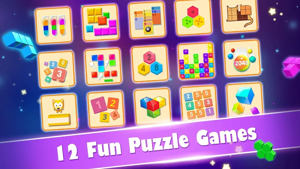 Block Gems: Block Puzzle Games (Блок драгоценные камни)  [МОД Menu] Screenshot 1