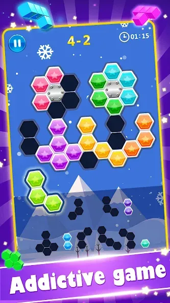 Block Gems: Block Puzzle Games (Блок драгоценные камни)  [МОД Menu] Screenshot 3