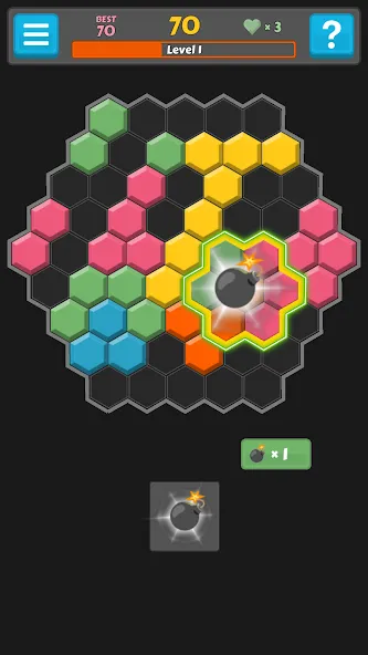 Block Buster - Hex and Square  [МОД Все открыто] Screenshot 4