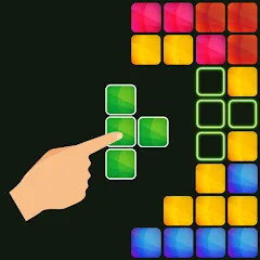 Взломанная Block Buster - Hex and Square  [МОД Все открыто] - последняя версия apk на Андроид