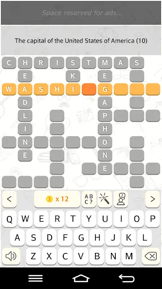 CrossWords 10 (Кроссворды 10)  [МОД Все открыто] Screenshot 2