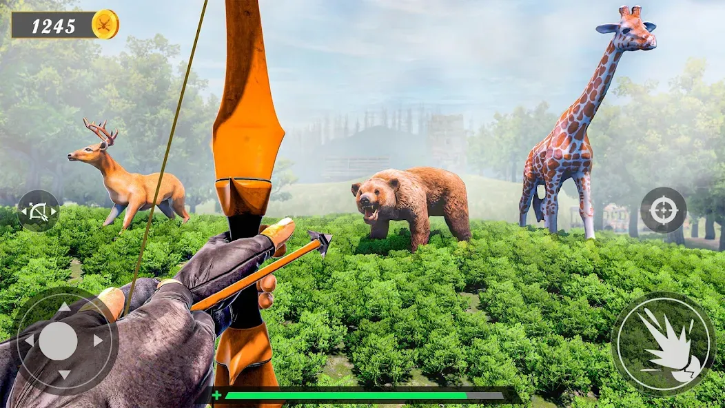 Animal Archery Hunting Games  [МОД Много денег] Screenshot 3