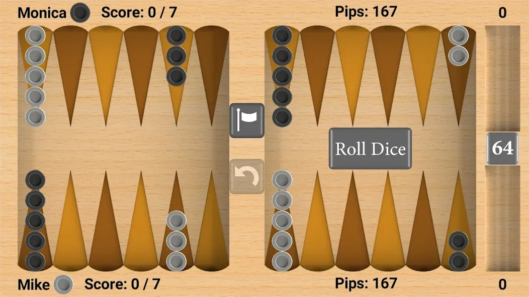 Bluetooth Backgammon  [МОД Бесконечные монеты] Screenshot 2