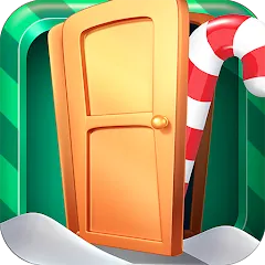 Взлом Open 100 Doors - Christmas!  [МОД Бесконечные монеты] - полная версия apk на Андроид