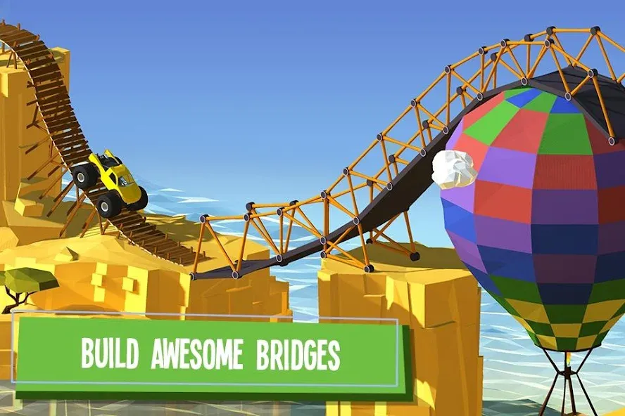 Build a Bridge!  [МОД Меню] Screenshot 2