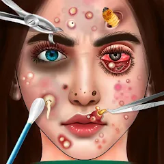 Скачать взлом ASMR Doctor Makeup Salon games (АСМР)  [МОД Menu] - стабильная версия apk на Андроид