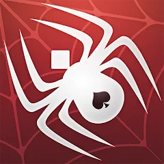 Взломанная Spider Solitaire  [МОД Меню] - последняя версия apk на Андроид
