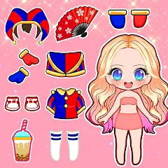 Скачать взломанную Doll Dress Up: Makeup Games (Долл Дресс Ап)  [МОД Бесконечные деньги] - полная версия apk на Андроид