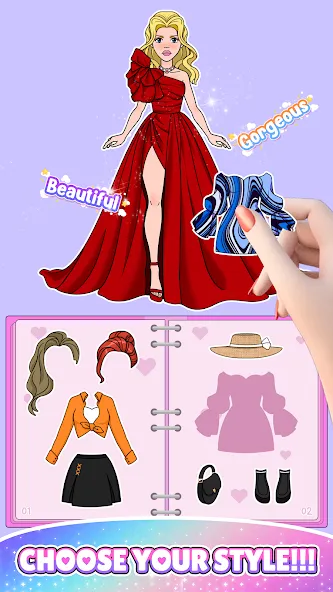 Paper Doll: Fashion Dress Up (Свит Пейпер Долл)  [МОД Unlocked] Screenshot 5