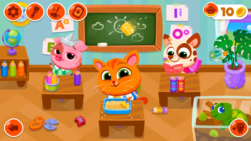 Bubbu School - My Virtual Pets (Буббу Скул)  [МОД Menu] Screenshot 1