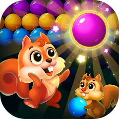 Скачать взломанную Bubble Shooter Rescue (Бабл Шутер Рескью)  [МОД Mega Pack] - стабильная версия apk на Андроид