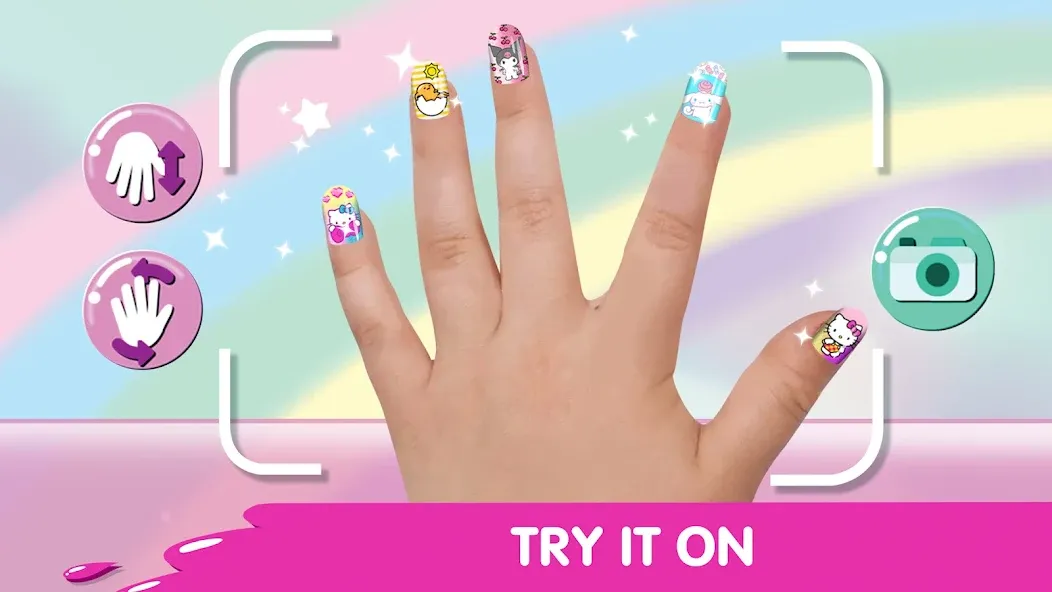 Hello Kitty Nail Salon  [МОД Menu] Screenshot 4