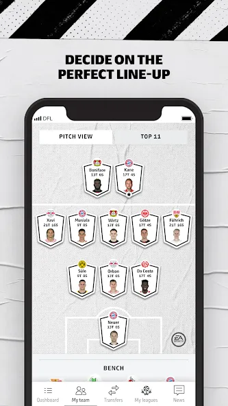 Bundesliga Fantasy Manager (Бундеслига Фэнтези Менеджер)  [МОД Unlimited Money] Screenshot 2