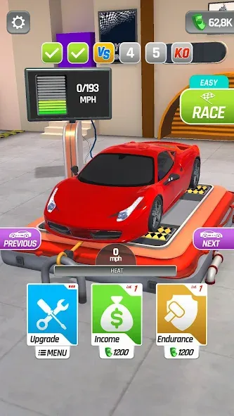 Dyno Racing (Дино Рейсинг)  [МОД Menu] Screenshot 1