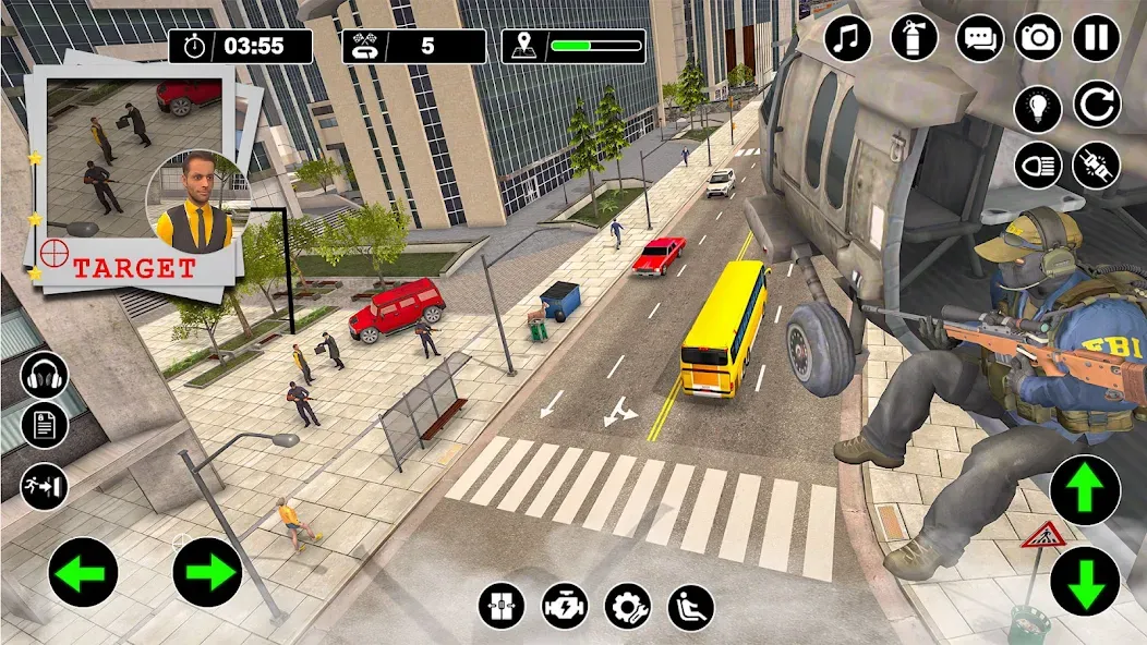 Police Helicopter Chase Game  [МОД Menu] Screenshot 2