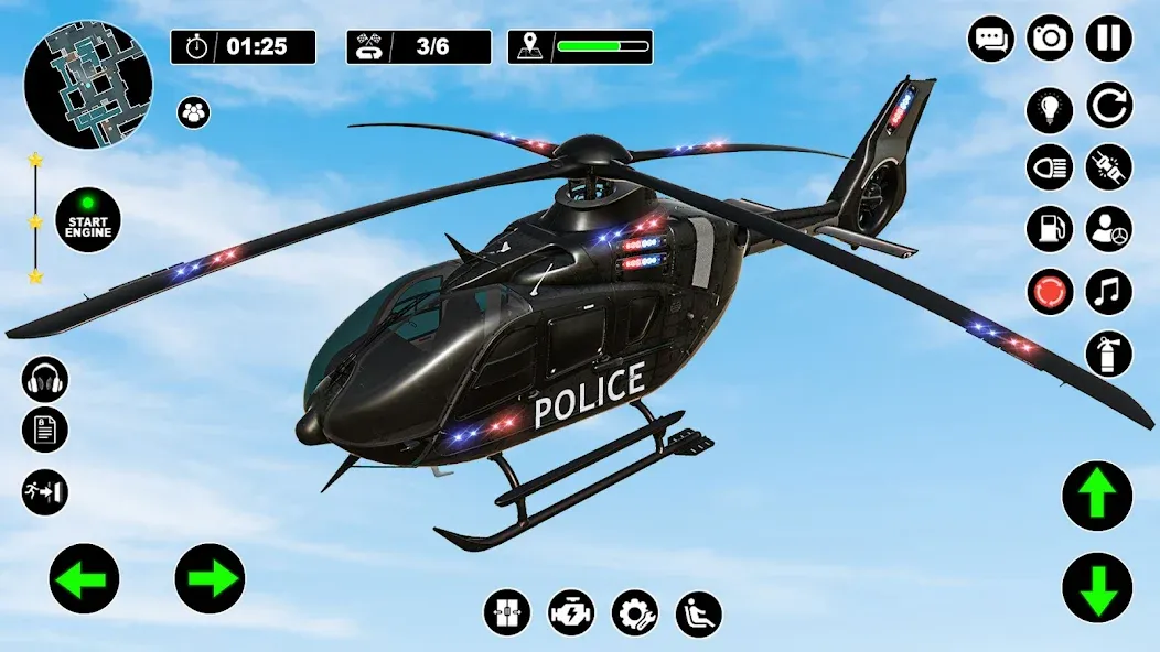 Police Helicopter Chase Game  [МОД Menu] Screenshot 5