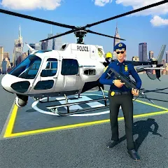 Скачать взлом Police Helicopter Chase Game  [МОД Menu] - полная версия apk на Андроид