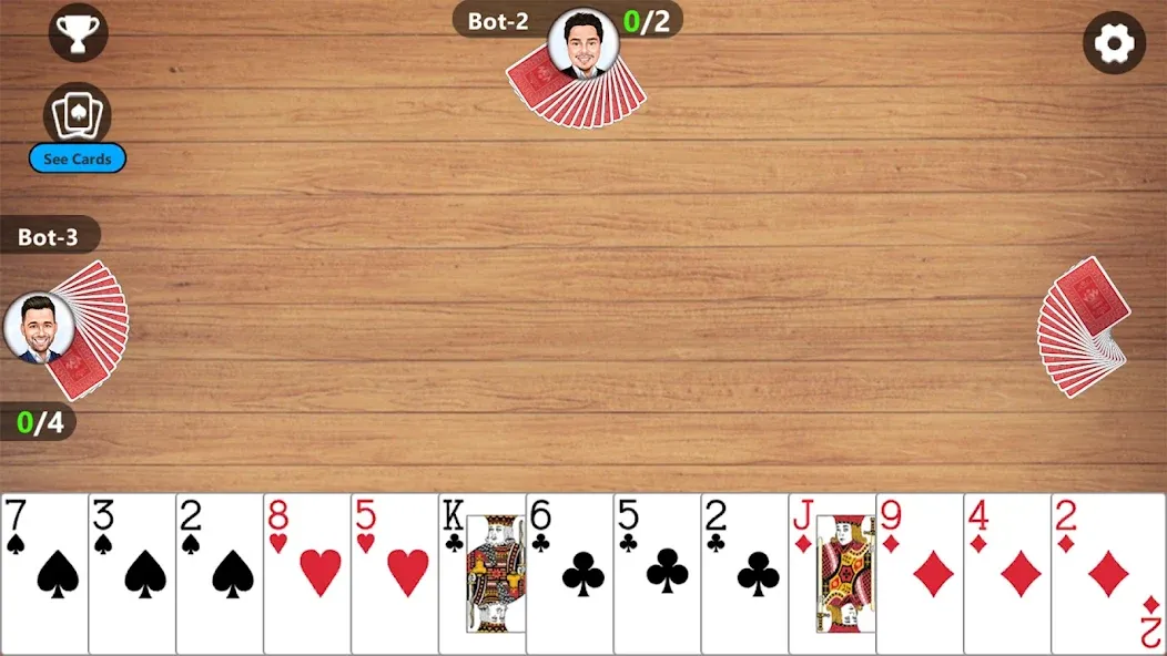 Callbreak Master 3 - Card Game  [МОД Бесконечные деньги] Screenshot 4