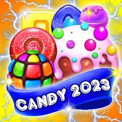 Взломанная Candy 2024-Candy Match 3 Game (Кэнди 2023)  [МОД Все открыто] - последняя версия apk на Андроид