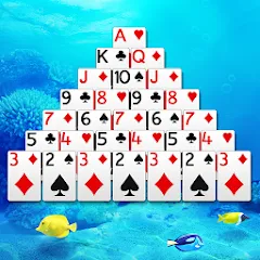 Скачать взломанную Pyramid Solitaire  [МОД Меню] - стабильная версия apk на Андроид