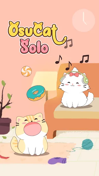 OsuCat Solo: Popcat Duet Music (ОсуКэт Соло)  [МОД Все открыто] Screenshot 1