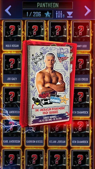 WWE SuperCard - Battle Cards (ВВЕ СуперКард)  [МОД Все открыто] Screenshot 3