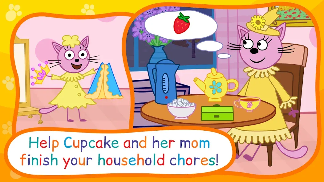 Kid-E-Cats: Bedtime Stories  [МОД Бесконечные монеты] Screenshot 3