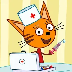 Взломанная Kid-E-Cats: Animal hospital  [МОД Unlocked] - полная версия apk на Андроид