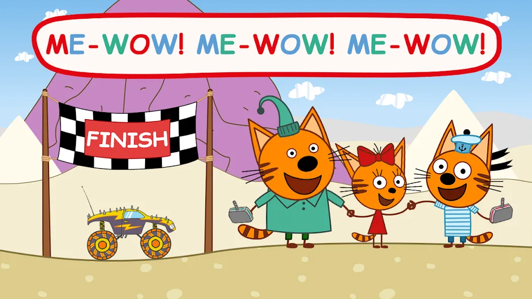 Kid-E-Cats: Kids Monster Truck  [МОД Бесконечные монеты] Screenshot 4