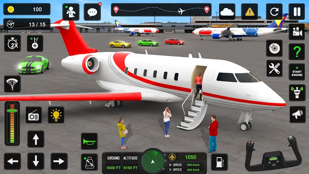 City Pilot Cargo Plane Games (Сити Пилот Карго Плейн Геймс)  [МОД Много монет] Screenshot 2