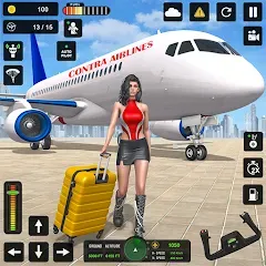 Взломанная City Pilot Cargo Plane Games (Сити Пилот Карго Плейн Геймс)  [МОД Много монет] - стабильная версия apk на Андроид