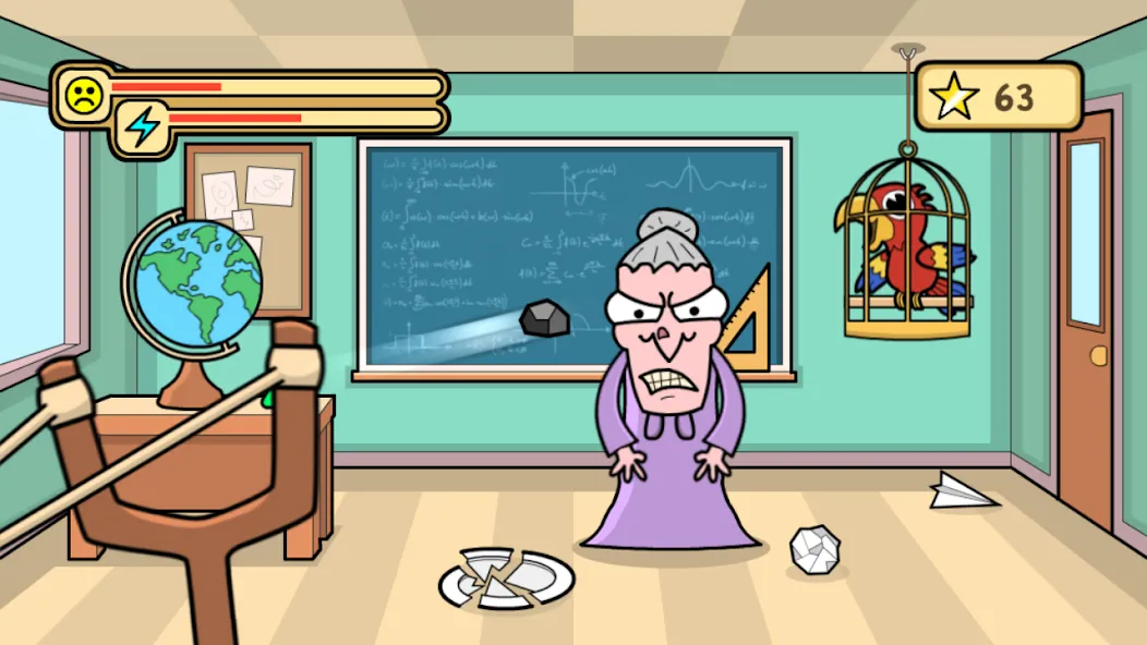 Bash the Teacher! School Prank  [МОД Бесконечные монеты] Screenshot 2