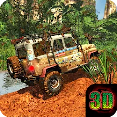 Скачать взломанную Offroad Jeep Driving Simulator  [МОД Mega Pack] - полная версия apk на Андроид