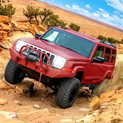 Скачать взломанную Off Road Jeep Drive Simulator  [МОД Много денег] - стабильная версия apk на Андроид