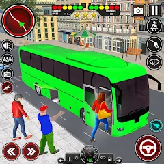 Взлом City Bus Simulator 3D Bus Game (Симулятор городского автобуса 3D  игра   )  [МОД Много денег] - полная версия apk на Андроид