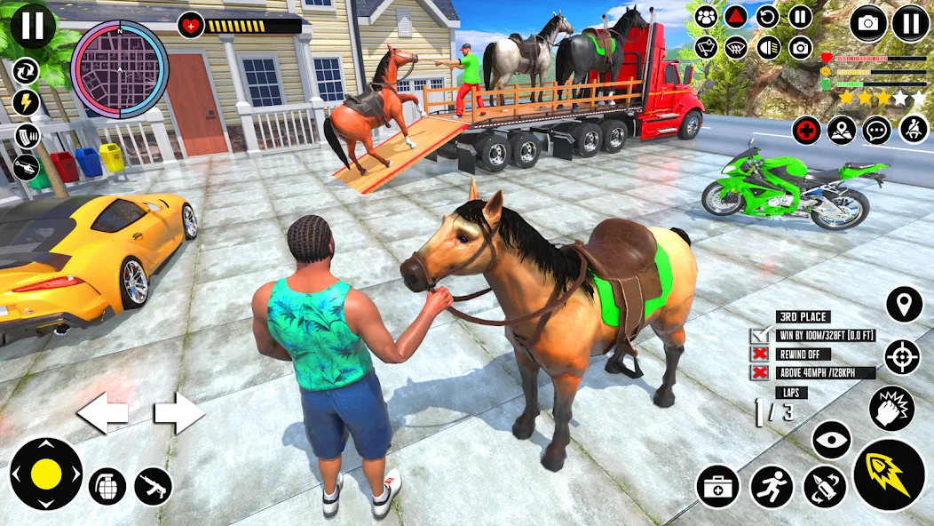 Animal Transport Truck Game 3D (Игра Грузовик для перевозки животных)  [МОД Unlocked] Screenshot 2