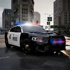 Взломанная Police Car Simulator 2023 (Полицейский симулятор автомобиля 2023)  [МОД Mega Pack] - последняя версия apk на Андроид