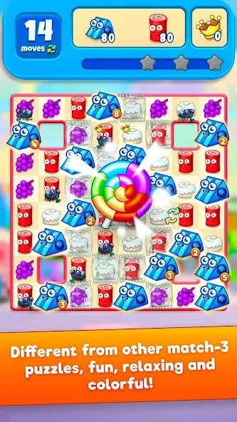 Sugar Heroes - match 3 game  [МОД Много монет] Screenshot 1